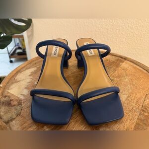 Steve Madden Navy Blue Heeled Sandals